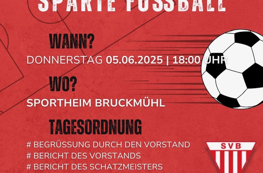 Jahreshauptversammlung 05.06.2025