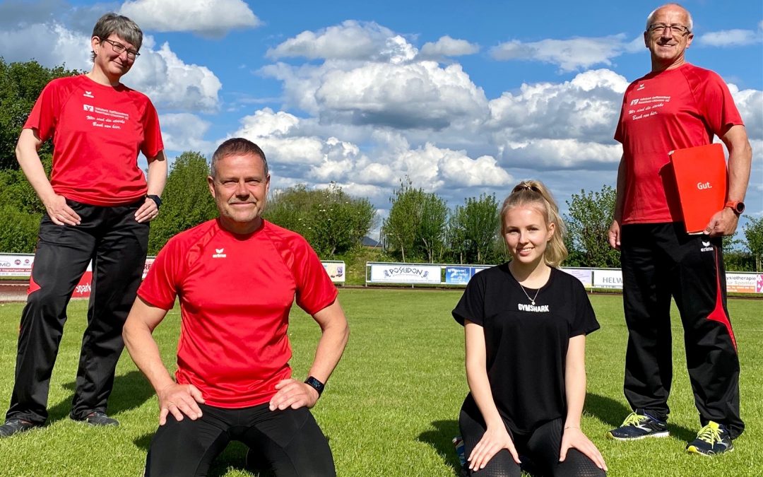 Leichtathleten des SV Bruckmühl – Teamplayer für das Rosenheimer Hauptzollamt