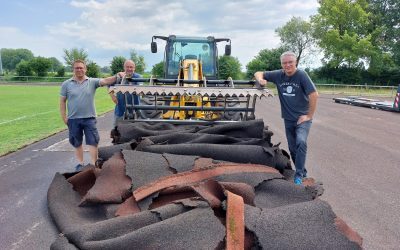 „Es läuft rund “ im wahrsten Sinn des Wortes_Die Komplett-Sanierung des „400-Meter-Runds“ liegt im Zeitplan