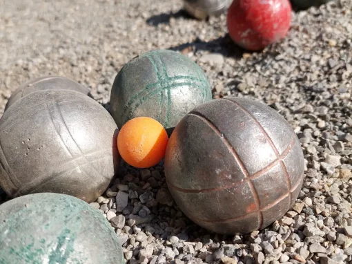 Boule einzwickt