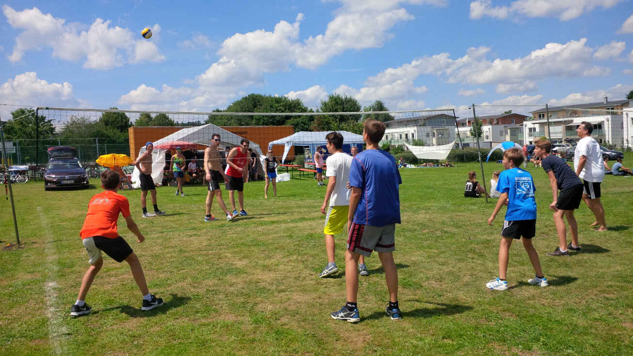 Volleyball-Turnier Volksfest Bruckmühl 2016