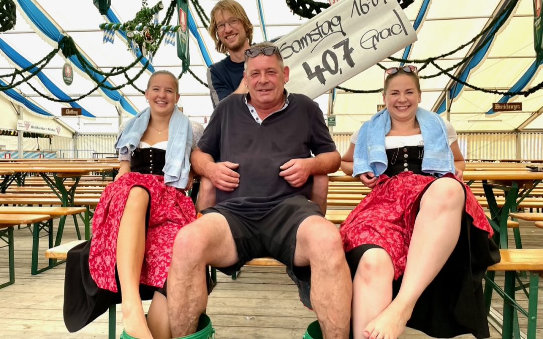 Bruckmühler Volksfest – 1. Wochenende 2023 – “Tropen-Wiesn“ mit Hitze-Rekord
