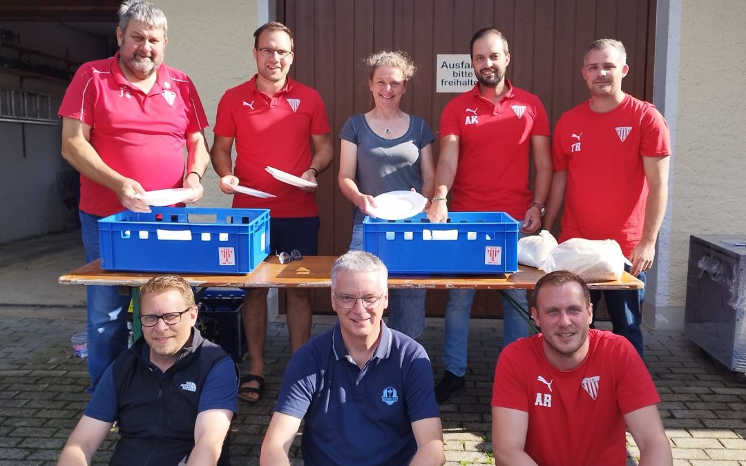 SVB-Fußballer trainieren auf fremden Terrain