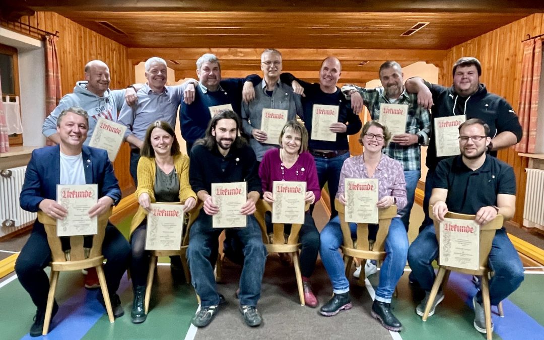 SV Bruckmühl_Ehrenabend_2023_Danke für die langjährige Vereinstreue